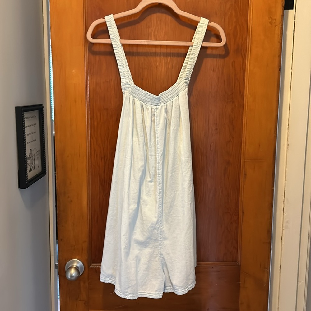 AE Light Blue Cotton Romper